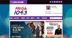 Desktop Screenshot of mega1043.com