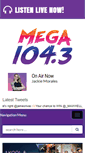 Mobile Screenshot of mega1043.com